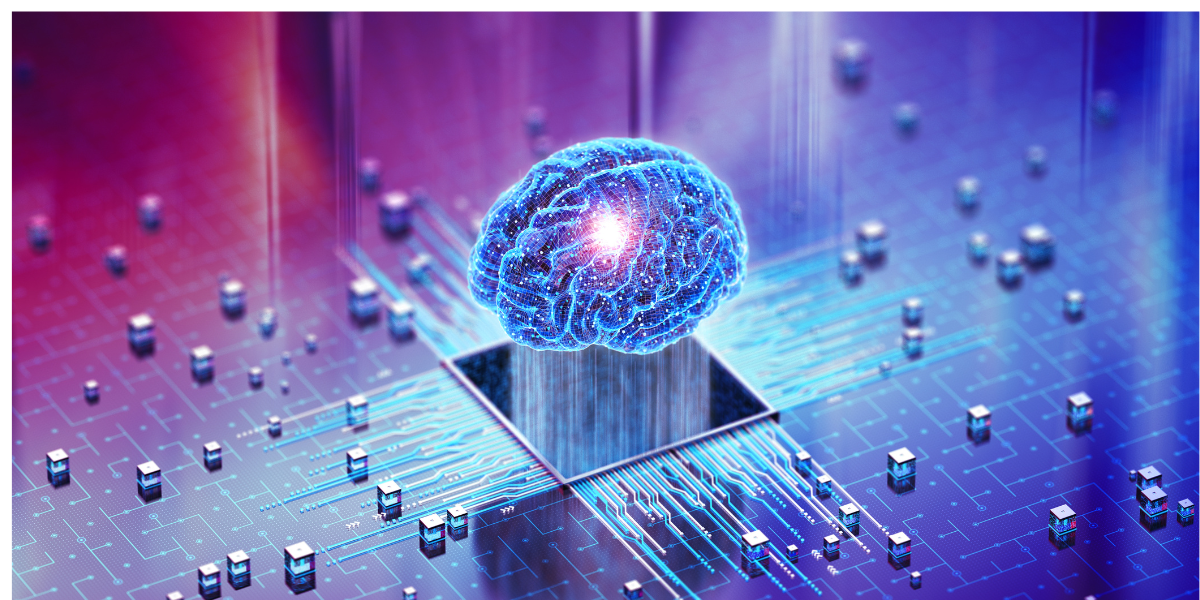 AI brain visualization representing federated learning technology